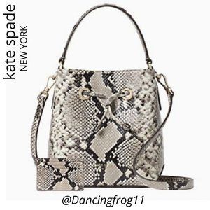 New Kate Spade Exotic Bucket Bag & Card Holder Set